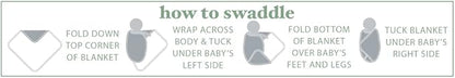 3 Pack Cotton Muslin Swaddle Blankets for Baby, 40" x 36", Lightweight, Breathable, Tan, (Little Me Bingle Bear)