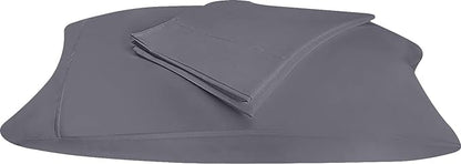 Utopia Bedding Standard Pillow Cases - 2 Pack - Envelope Closure - Soft Brushed Microfiber Fabric - Shrinkage and Fade Resistant Pillow Covers 20 X 26 Inches (Standard, Grey)