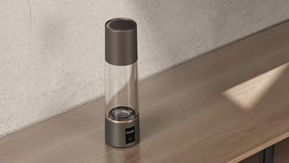 Hydrogen Water Bottle, Long-Lasting Dissolved Hydrogen, Healthy Drinking Hydrogen Water Bottle, Silver Brown