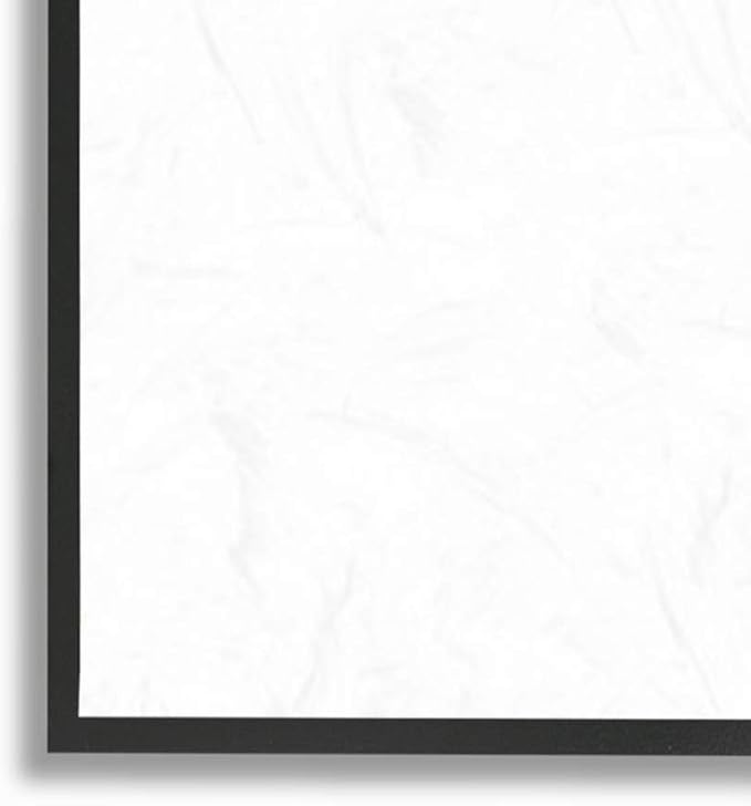 Stupell Industries Work Play Hard Phrase Geometric Pattern Typography, Designed by Jennifer McCully Black Framed Wall Art, 11 x 14, Multi-Color
