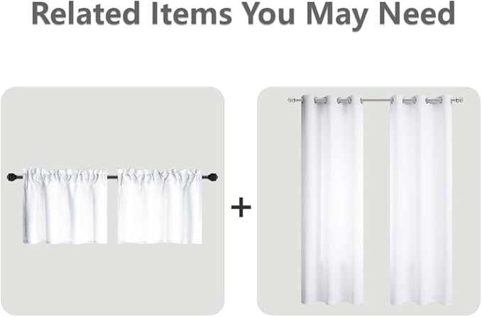 Mrs.Naturall White Curtains 102 Inches Long for Living Room 2 Panels Set,Grommet Thermal Insulating Block Sun 60% Blackout Height High Ceiling to Floor Length Curtains for Bedroom Sliding Door
