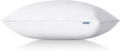 CozyLux Pillows Queen Size Set of 1, Hotel Quality Bed Pillows for Sleeping 1 Pack, Cooling Pillows for Side Back and Stomach Sleepers, Down Alternative Luxury Soft Supportive Fluffy Pillows (18x28)
