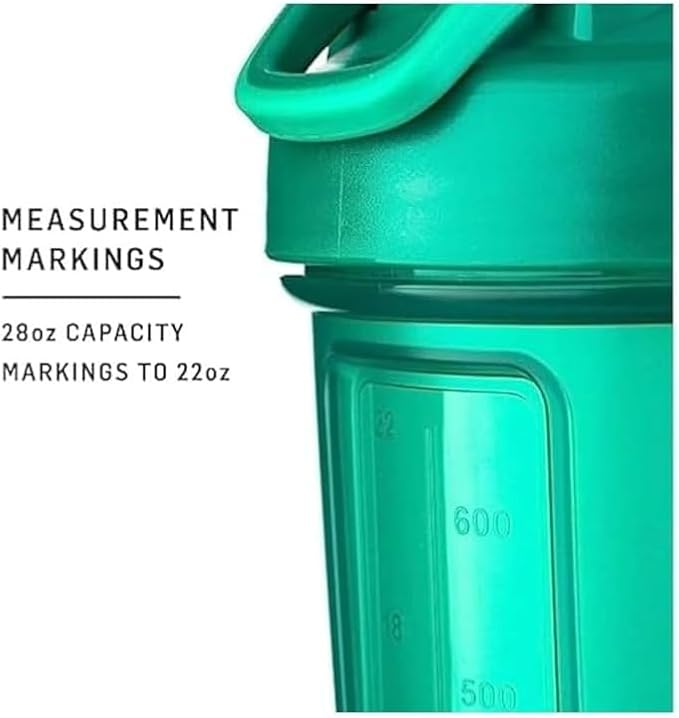 BlenderBottle Classic V2 Shaker Bottle Perfect for Protein Shakes and Pre Workout, 28-Ounce, Black, 2 Pack