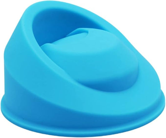 The CrunchCup Splash Cap (Blue)