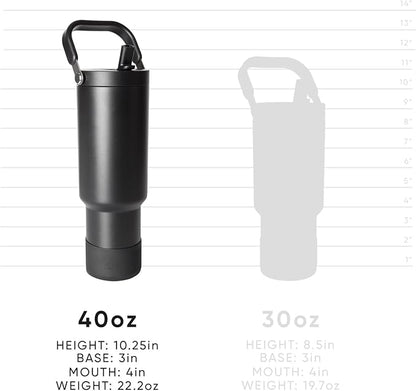 Simple Modern Trek Pivot | 40oz Flip Straw Tumbler with Handle | Water Bottle & Boot | Interchangeable Straw & Chug Lids | Insulated Stainless Steel Jug | Gym Sports Outdoors | Canary
