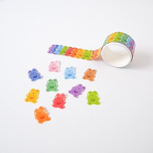 Animals Cute Fun Washi Sticker Tape Decorative Stationery Sticker Roll | Set of 6