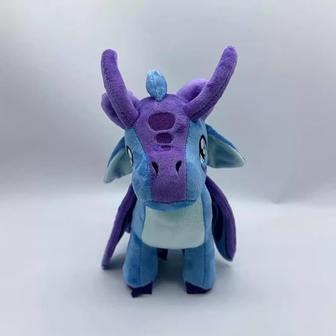 Wings of Fire Dragon Plush Toy Rainwing Dragon Stuffed Animals Pterosaur Plush Flying Dragon Pillow Plushies Gifts for Fans Kids Boys Girls (Silkwing)