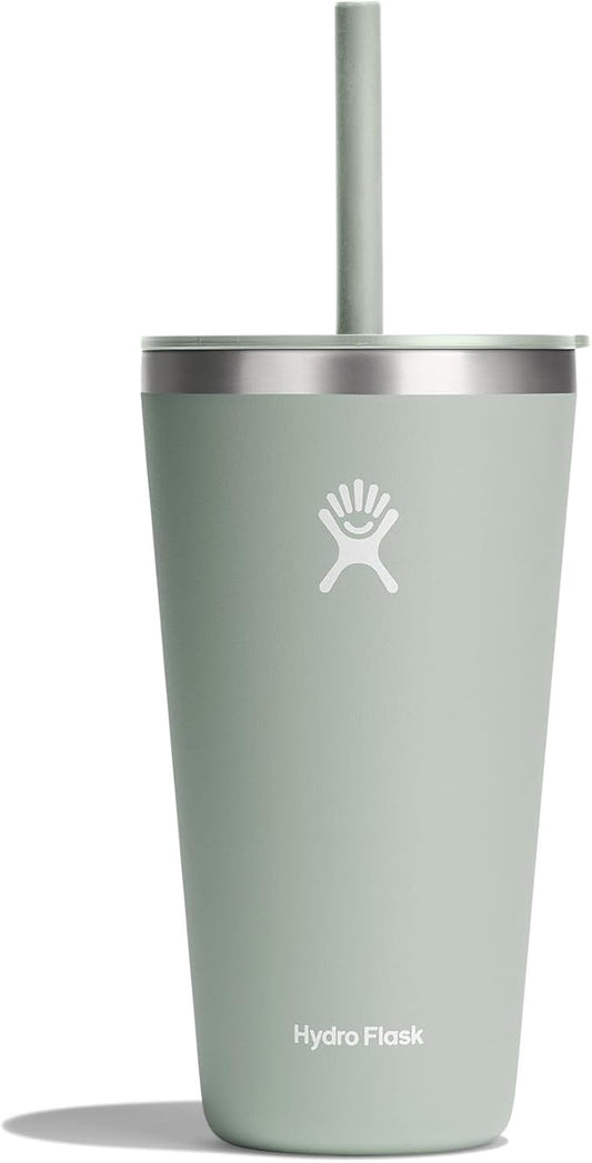 Hydro Flask Travel Tumbler Stainless Steel Vacuum Insulated Tumbler with Lid and Straw for Cold Water and Drinks for Sports, School, Work, Car, Travel, Weekends