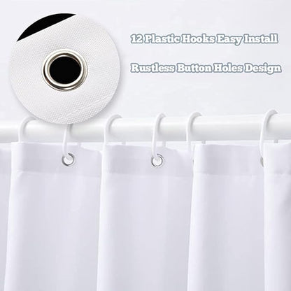 Kids Shower Curtain Ocean Cute Whale Rainbow Girls Cartoon Funny Sea Animal Underwater 60Wx72L Inch Shower Curtain Bathroom Set Colorful Lovely Bath Curtain Bathtub Accessories Home Decor