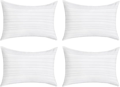 Cosmoluxe Bed Pillows for Sleeping 4 Pack, Hotel Collection Down Alternative Pillows Standard Size (20"x26") Set of 4 for Back, Stomach or Side Sleepers