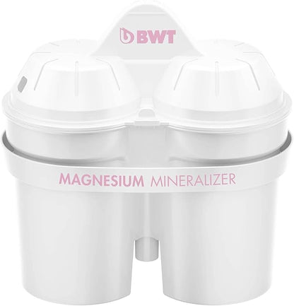 BWT 3-Pack Long Life Mg2+ Cartridge for Water Filters, 120-Liter Capacity