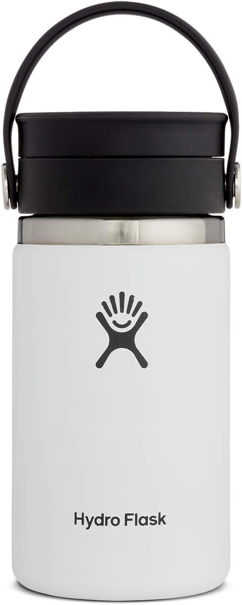 Hydro Flask Stainless Steel Wide Mouth Bottle with Flex Sip Lid and Double-Wall Vacuum Insulation for Coffee, Tea and Drinks