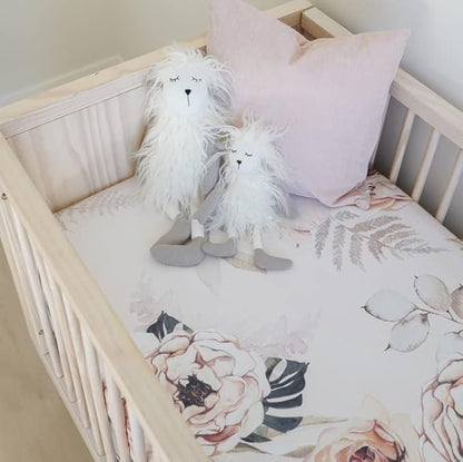 Crib Sheets - Crib Sheets Girl -Crib Sheets Boy - Jersey Sheets - Nursery Bedding - Toddler Bedding Sets for Girls and Boys - Baby Crib Sheets - OILO Studio Crib Sheet Vintage Bloom
