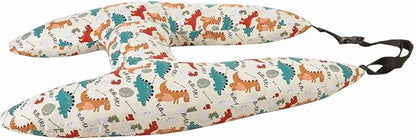 Car Travel Pillow for Kids Adults Soft Neck Pillow Head and Body Support Pillow Breathable Seat Pillow Car Aircraft Travel Pillow Neck Support Pillow Cushion for Long Journey Travel Accessories