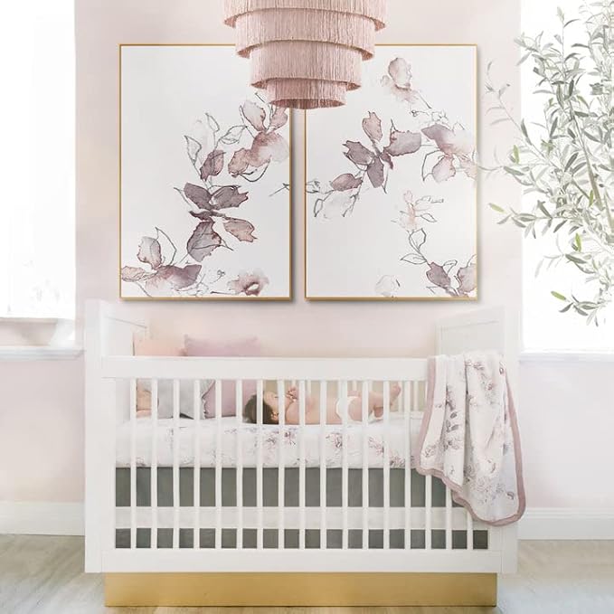 Crib Sheets - Crib Sheets Girl -Crib Sheets Boy - Jersey Sheets - Nursery Bedding - Toddler Bedding Sets for Girls and Boys - Baby Crib Sheets - OILO Studio Crib Sheet Bella Jersey