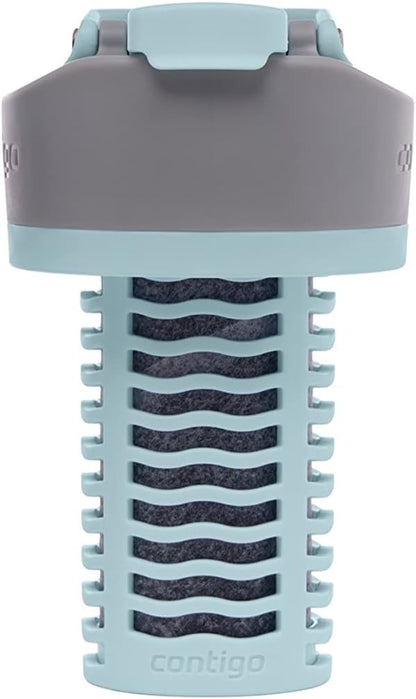 Contigo Clybourn Beverage|Water Bottles, One Size, Blue/Gray