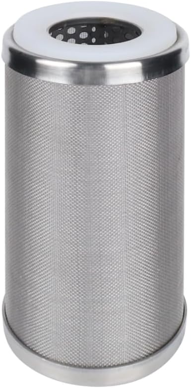 Amwater Stainless Steel Cleanable Wire Mesh Filter Cartridge 5”Length,2.5"OD(25 Micron)