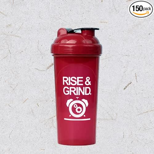 Shaker Bottle For Protein shakes | Pre workout | Plastic Blender | Fitness Bottle | Protein Shake (Red)