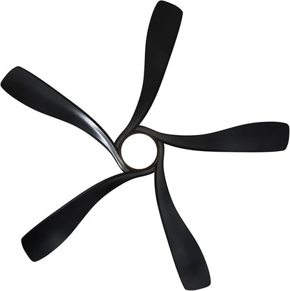 Fergus 5-Blade Lighted Ceiling Fan with LED Lamp with Remote