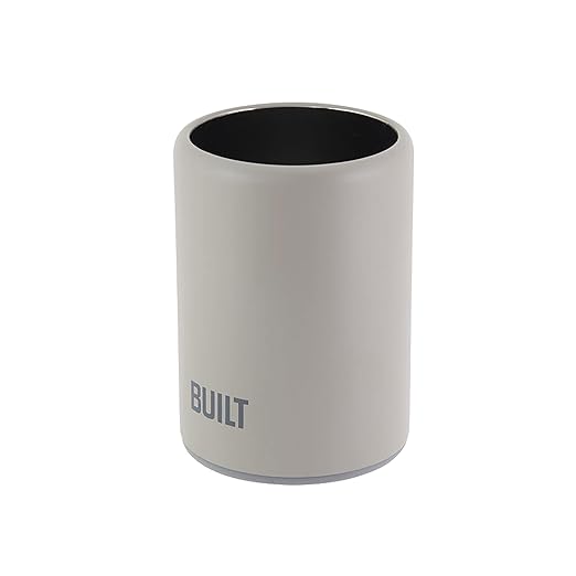 BUILT 12 Ounce Double Wall Stainless Steel K2 Can Chiller Concrete Grey