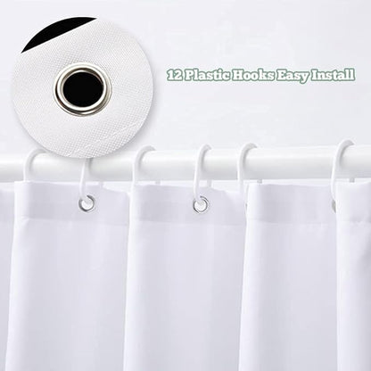 MESHELLY Green Christian Shower Curtain 60Wx72H Inspirational Shower Curtain Rustic Eucalyptus Bible Verses Quotes Bathroom Curtain for Women Scriptures Leaves Bathroom Decor Fabric with 12 Hooks