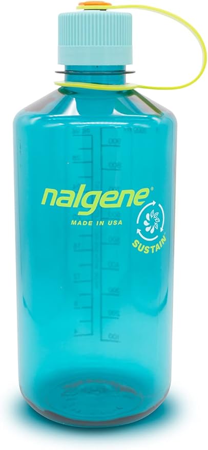 Nalgene 32oz Wide & Narrow Mouth BPA-Free Tritan Plastic Water Bottle