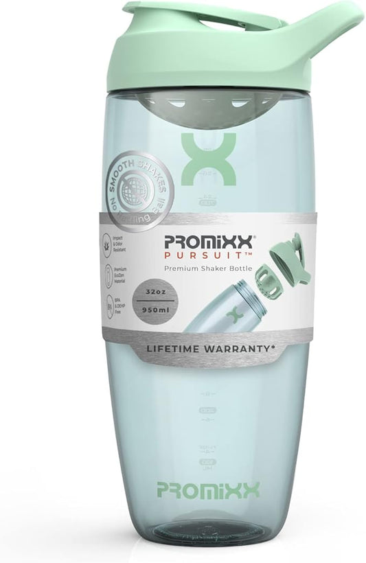 Promixx PURSUIT Protein Shaker Bottle – Premium Sports Blender Bottles for Protein Mixes and Supplement Shakes – Easy Clean, Durable Protein Shaker Cup