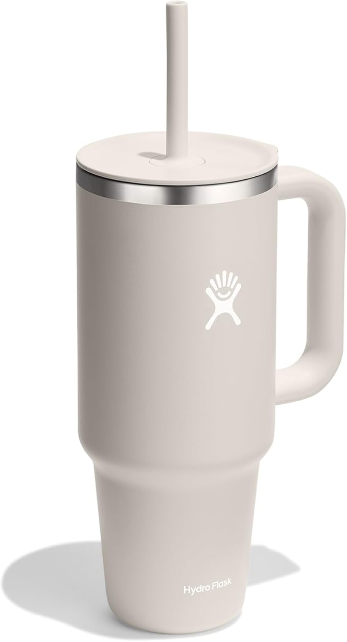 Hydro Flask Travel Tumbler Stainless Steel Vacuum Insulated Tumbler with Lid and Straw for Cold Water and Drinks for Sports, School, Work, Car, Travel, Weekends