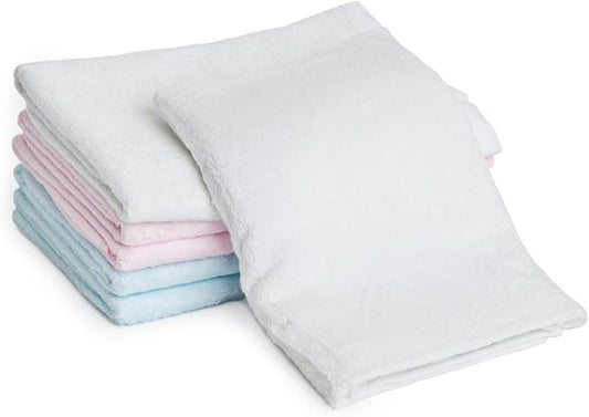 Ultra Soft and Plush Essential Baby/Kids Towel, Made with 100% Luxurious Premium Bamboo Viscose (Box Pack) - Highly Absorbent 48 * 24 in (120 * 60 cm) with a Tight 500 GSM Weave (Blue)