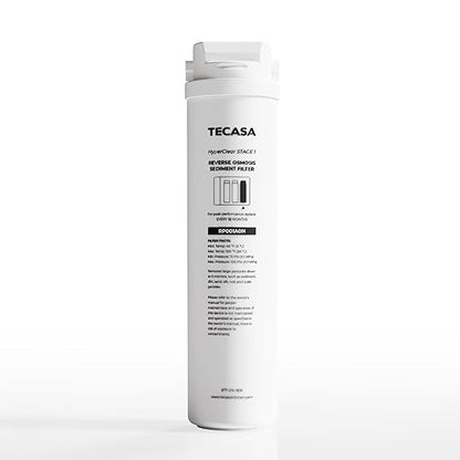 Sediment Filter, Replacement for TECASA Under Sink Tankless Reverse Osmosis System, 1-year Lifetime