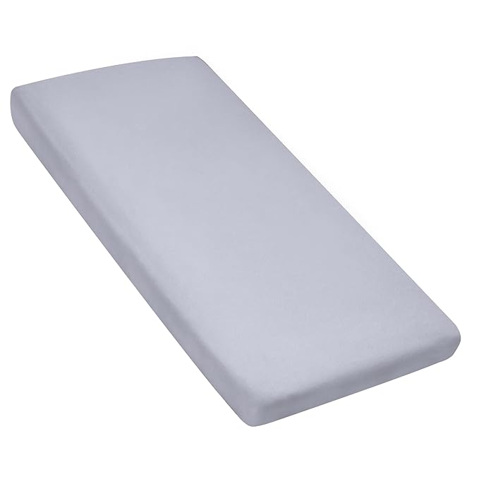 Nap Mat Sheet 10 Pcs, 24" x 48" x 4" Preschool or Day Care Rest Mat Sheet for ECR4Kids and KinderMat, Super Soft and Breathable Microfiber Baby Sheet for Boys and Girls, Gray