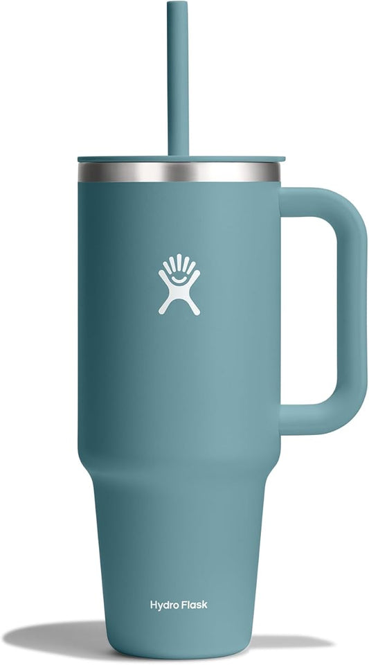 Hydro Flask Travel Tumbler Stainless Steel Vacuum Insulated Tumbler with Lid and Straw for Cold Water and Drinks for Sports, School, Work, Car, Travel, Weekends