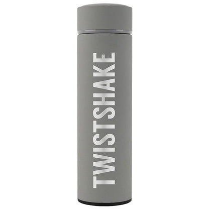 Twistshake Hot Or Cold Thermos Bottle,Grey (Pastel), 420 ml