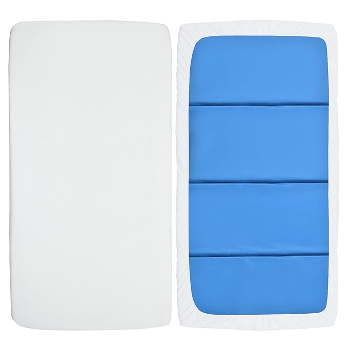 Nap Mat Cover 19" x 45" x 4" Fit for ECR4Kids Everyday Folding Rest Mat, Super Soft & Breathable Microfiber Baby Nap Mat Sheet for Preschool or Day Care, Boys and Girls, White