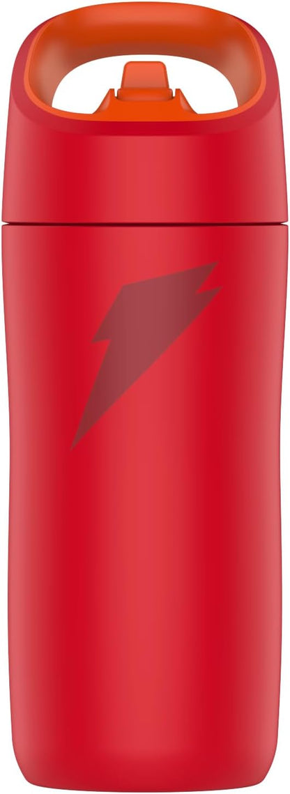 Gatorade Kids' Rookie Metal Water Bottle, 12oz, Stainless Steel Bottle, Double-Wall Insulation, Vacuum Insulated, Thermo Mug