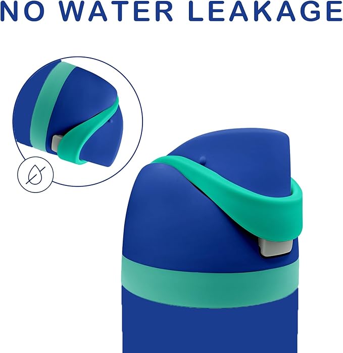 Replacement Lid for Owala Freesip Water Bottle Top Cap Protective Push-To-Open Lid Compatible With Owala Cup 16oz 24oz 32oz 40oz Bpa-Free Replacement Stopper for Owala Freesip Leak-Proof. (Light Blue)