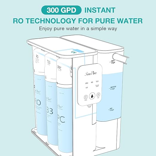 SimPure Y9 Series PPC Filter Replacement Cartridge for Y9T and Y9A Countertop Reverse Osmosis System, 6 Months Replacement Cartridge (1 Pack)