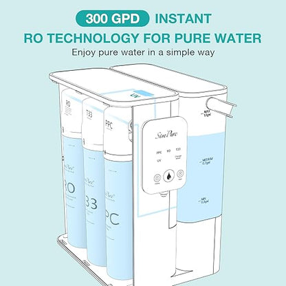 SimPure Y9 Series PPC Filter Replacement Cartridge for Y9T and Y9A Countertop Reverse Osmosis System, 6 Months Replacement Cartridge (1 Pack)
