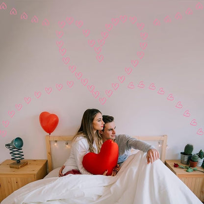 Heart Wall Decals Kids Room Wall Art Removable Stickers Girl Nursery Decor