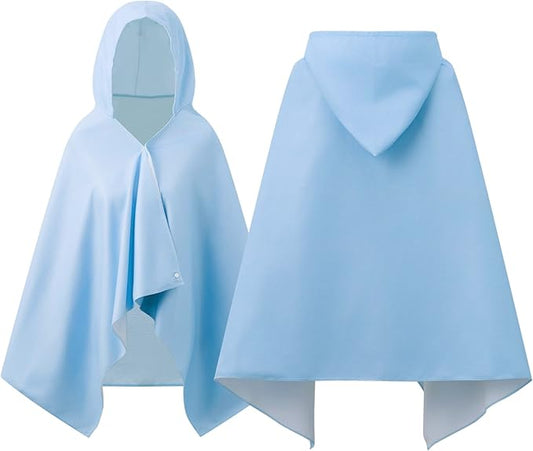 Kids Hooded Towels - Soft and Absorbent Bath, Beach, Swim Pool 30" x 60" Large Towel Cover Up for Boys and Girls Blue
