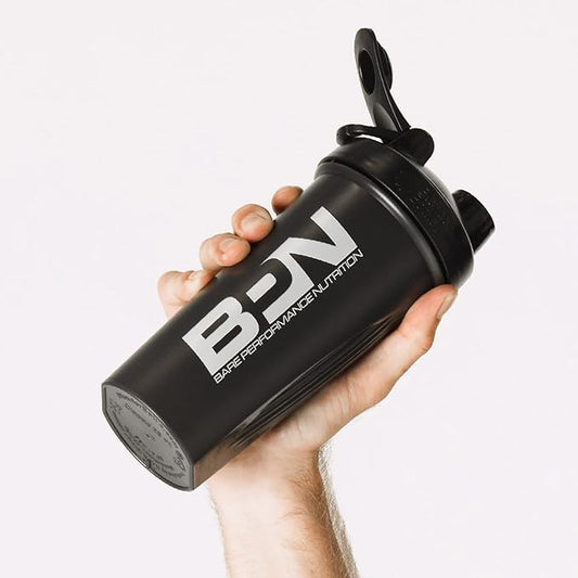 BARE PERFORMANCE NUTRITION Blender Bottle Shaker Bottle, 28 oz Shaker Bottle with Wire Whisk, Black
