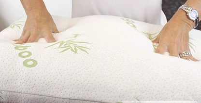 Golden Linens Full Body Pillow Hotel Quality Shredded Memory Foam with Removable Cover with Zipper - with Cool-Flow - 16" X 48" Body Pillow