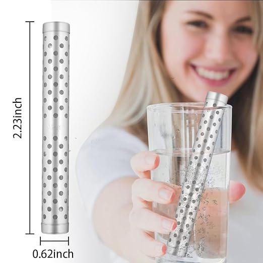 5 PACK Alkaline Water Stick PH Alkalizer Ionizer Stainless Steel Hydrogen Minerals Wand Water Purifier Filter