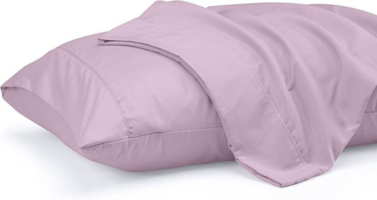 Utopia Bedding Queen Pillow Cases - 2 Pack - Envelope Closure - Soft Brushed Microfiber Fabric - Shrinkage and Fade Resistant Pillow Covers 20 X 30 Inches (Queen, Lavender)