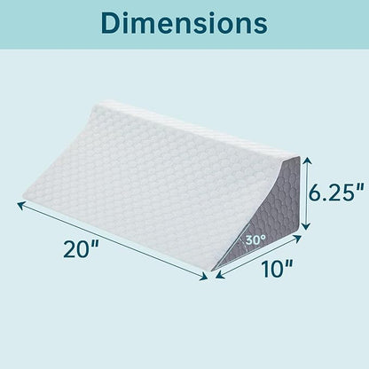 Wedge Pillow for Sleeping, Side Sleeper Body Back Positioners for Back Pain, Preventing Bedsores, After Surgery, Pregnancy Support, Ankle Support, Bed Wedge Pillow for Side Sleepers