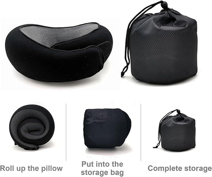 Travel Pillows for Airplanes,2024 New Travel Pillow,Travel Neck Pillow Neck Pillow Airplane Memory Foam Travel Pillow Neck Pillow for Traveling Suitable for Airplanes,Offices and Cars（Dark Blue）