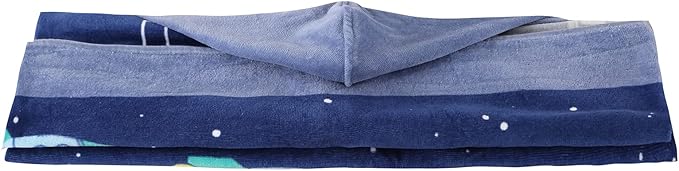 Wowelife Kids Beach Towels, Hooded Towels for Kids, Poncho Towel Wrap, Premium 100% Cotton Soft and Breathable, Extra Large 50"x30", Multi Use for Bath Pool Beach Swim Bathroom