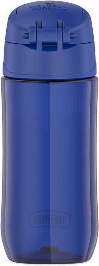THERMOS FUNTAINER 16 Ounce Plastic Hydration Bottle with Spout, Blueberry