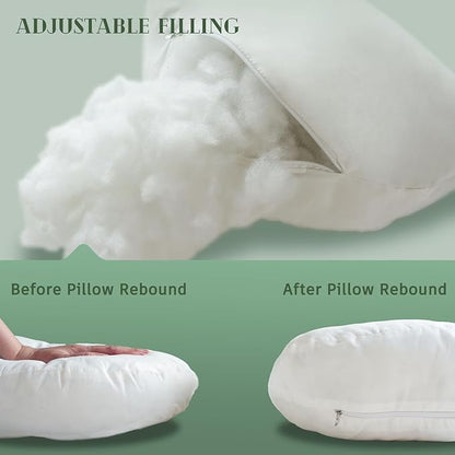 DOWNCOOL Pregnancy Pillow, Black Maternity Pillow for Pregnant Women, Pregnancy Pillows for Sleeping with Removable Cover,Support for Back, Belly, Legs