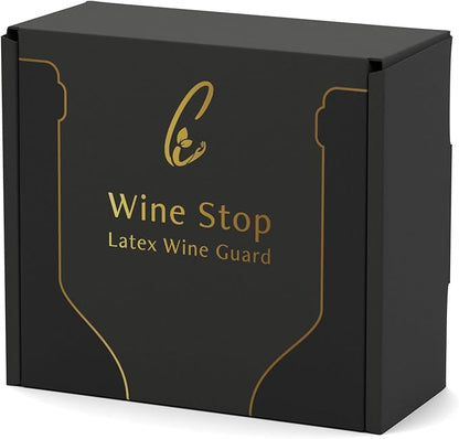 Wine Stopper, Ultimate Protection for Wine Bottles, Made of Food Grade Latex for Wine and Beverages, Unique Gift for Wine Lovers (Pack of 12)